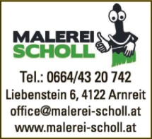 Print-Anzeige von: Scholl, Robert, Malermeister