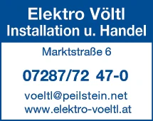 Print-Anzeige von: Völtl, Joachim, Elektroinstallationen