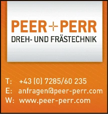 Print-Anzeige von: Peer + Perr Produktions- u Dienstleistungs GmbH, Maschinenbau