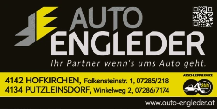 Print-Anzeige von: Auto Engleder GmbH, Kfz-Handel, Kfz-Werkstatt