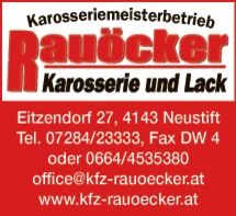 Print-Anzeige von: KFZ-Rauöcker