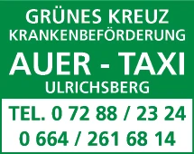 Print-Anzeige von: AUER TAXI, Taxi