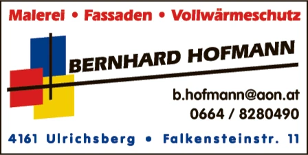 Print-Anzeige von: Hofmann, Bernhard, Fassaden