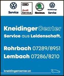Print-Anzeige von: Kneidinger Center GmbH, Autohandel