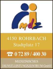 Print-Anzeige von: MDZ-Rohrbach, Ärzte