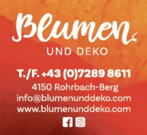 Print-Anzeige von: Kneidinger, Elke, Blumen & Deko Print-Anzeige von: Kneidinger, Elke, Blumen & Deko