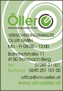 Print-Anzeige von: Versicherungsmakler Öller GmbH
