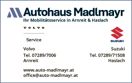 Print-Anzeige von: Madlmayr GmbH & Co. KG, Autohandel