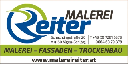 Print-Anzeige von: Reiter, Harald, Malerei-Schriften