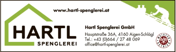 Print-Anzeige von: Hartl Spenglerei e.U.
