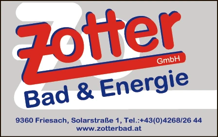Print-Anzeige von: Bad & Energie ZOTTER GmbH, Installationsunternehmen
