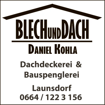 Print-Anzeige von: Khola Daniel, Dachdecker und Spengler