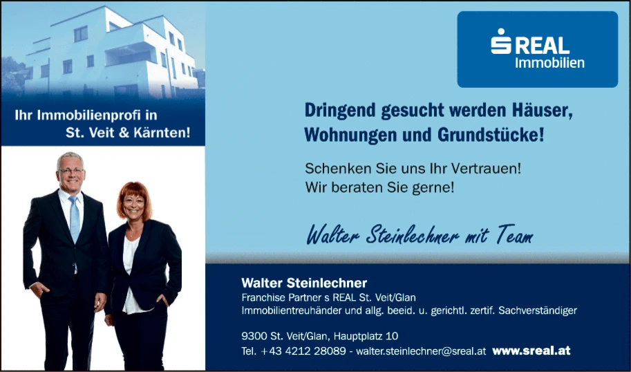 Print-Anzeige von: Sparkasse Real Service - Immobilien