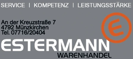 Print-Anzeige von: Estermann Warenhandels GmbH, Warenhandel für Landwirtschaft