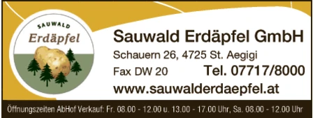 Print-Anzeige von: Sauwald Erdäpfel GmbH
