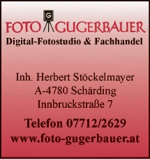 Print-Anzeige von: Foto Gugerbauer, Fotograf
