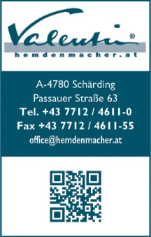 Print-Anzeige von: Valentin, Gudrun, Ing., Maßschneiderei Print-Anzeige von: Valentin, Gudrun, Ing., Maßschneiderei