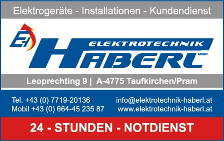 Print-Anzeige von: Habertl Elektrotechnik GmbH