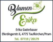 Print-Anzeige von: Blumen Erika - Erika Gaderbauer