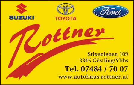 Print-Anzeige von: Rottner Autohaus Toyota Vertragshändler, Autohaus