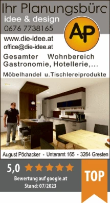 Print-Anzeige von: Pöchacker, August, Planungsbüro