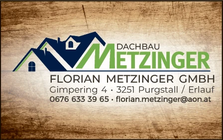 Print-Anzeige von: Florian Metzinger GmbH, Dachbau