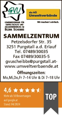 Print-Anzeige von: Abfallsammelzentrum-Gemeindeverband f Umweltschutz u Abgabeneinhebung, Entsorgungen