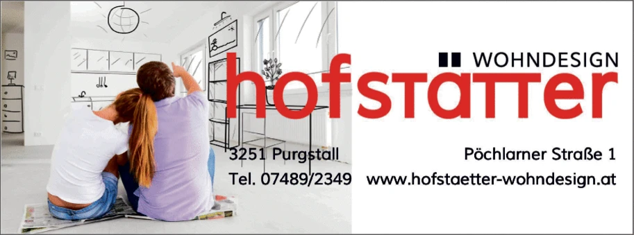 Print-Anzeige von: Hofstätter Wohndesign GmbH, Wohndesign