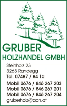 Print-Anzeige von: Gruber Holzhandel GmbH