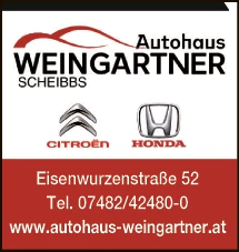 Print-Anzeige von: Weingartner & Sturmlehner GmbH, Autohaus