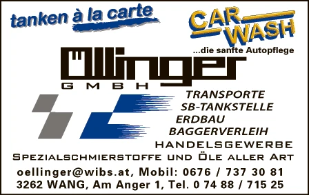 Print-Anzeige von: Öllinger GmbH., Transporte