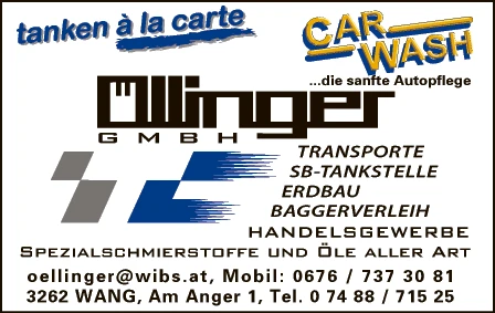 Print-Anzeige von: Öllinger GmbH., Transporte Print-Anzeige von: Öllinger GmbH., Transporte