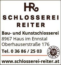Print-Anzeige von: Reiter Herbert GmbH, Schlossereien Print-Anzeige von: Reiter Herbert GmbH, Schlossereien