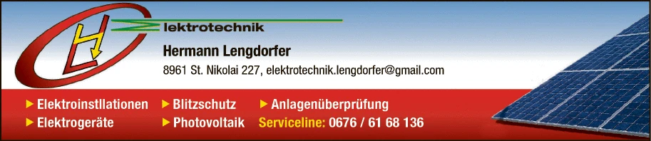 Print-Anzeige von: Elektrotechnik Lengdorfer GmbH & Co KG