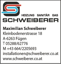 Print-Anzeige von: Schweiberer, Maximilian, Installationen