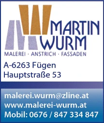 Print-Anzeige von: Martin Wurm, Malerei-Anstrich-Fassaden