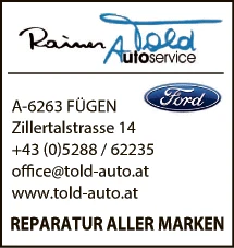Print-Anzeige von: Told Autoservice GesmbH Rainer Told, Kfz-Werkstätte