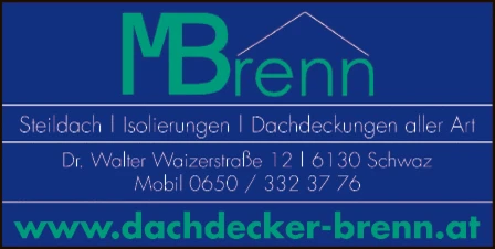 Print-Anzeige von: Brenn, Martin, Dachdeckerei