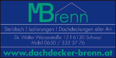 Print-Anzeige von: Brenn, Martin, Dachdeckerei Print-Anzeige von: Brenn, Martin, Dachdeckerei