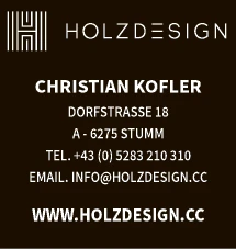 Print-Anzeige von: Kofler, Christian, Holzdesign