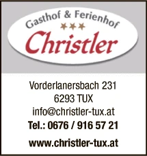 Print-Anzeige von: Gast- u Ferienhof Christler