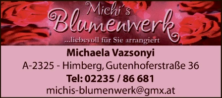 Print-Anzeige von: Michis Blumenwerk, Blumenhandel