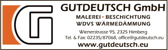 Print-Anzeige von: Gutdeutsch GmbH, Maler