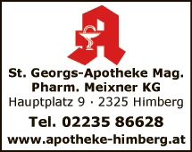 Print-Anzeige von: Apotheke St. Georgs Magpharm Ernst Meixner KG