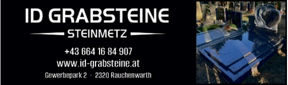 Print-Anzeige von: ID Grabsteine Steinmetz