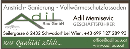 Print-Anzeige von: Adil Bau GmbH