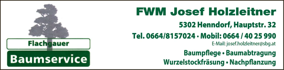 Print-Anzeige von: Flachgauer Baumservice