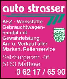 Print-Anzeige von: Strasser, Rupert, Auto