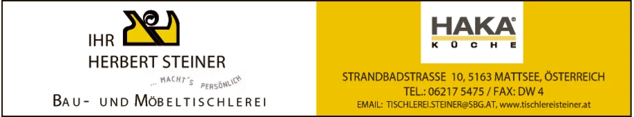 Print-Anzeige von: Steiner, Herbert, Bau- u Möbeltischlerei