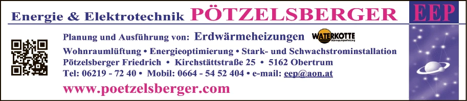 Print-Anzeige von: Pötzelsberger, Friedrich, Elektrotechnik